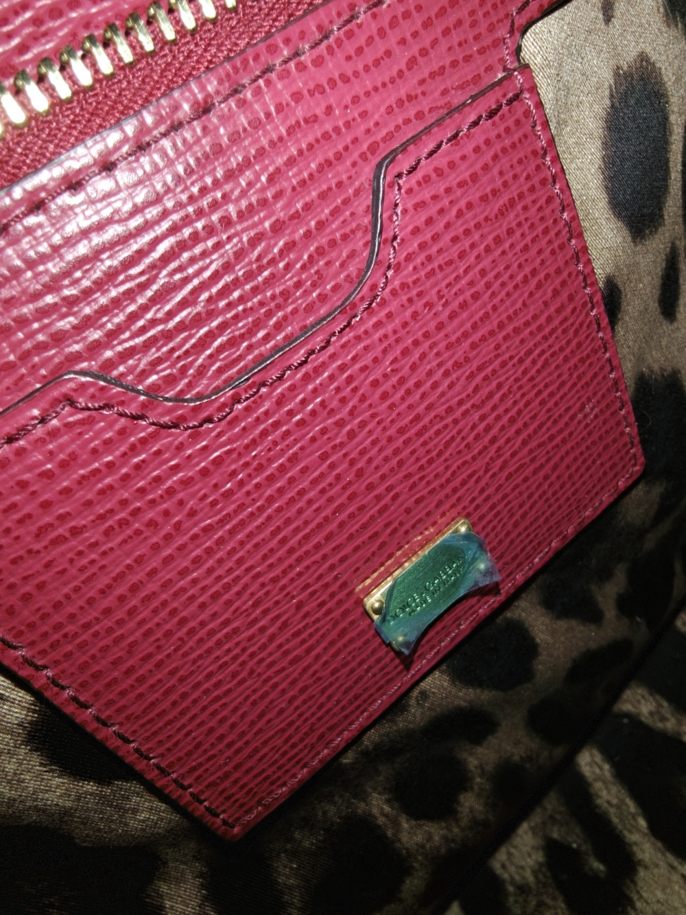 Exotic Snake DOLCE & GABBANA Large Sicily Bag | Red Python & Leather | Rare - Picture 8 of 10